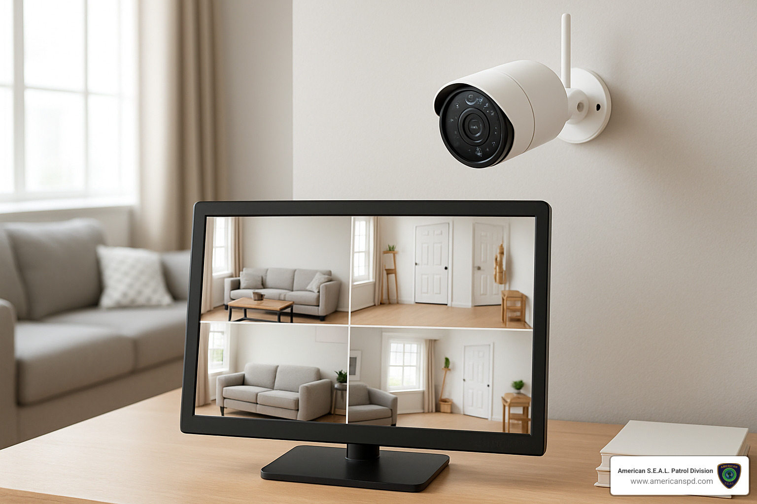 digital wireless security camera and lcd cctv monitor