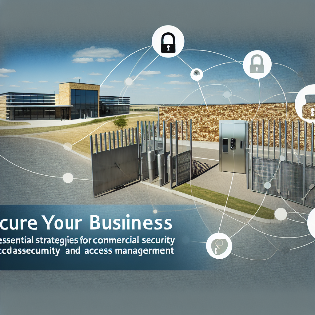 Essential Commercial Security Strategies for access management and corporate safety in Modern Businesses
