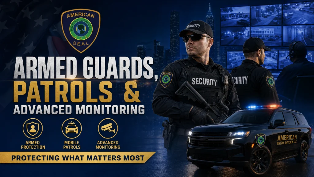 Armed Guards Patrols Advanced Monitoring