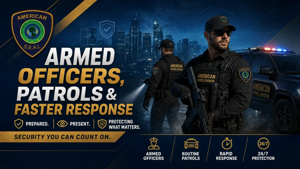 Armed Officers Patrols Faster Response