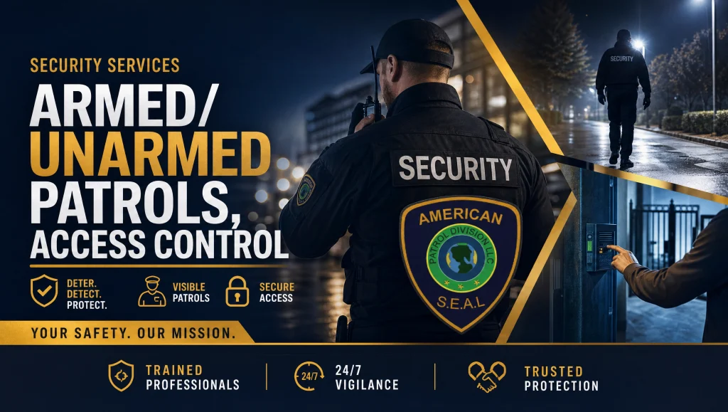 ArmedUnarmed Patrols Access Control