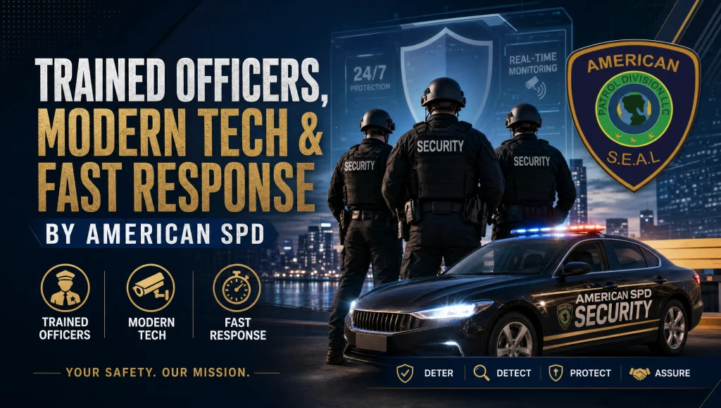 Trained Officers Modern Tech Fast Response by American SPD